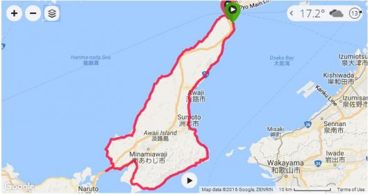 一度はチャレンジしてみたい淡路島1周約160km！ロードバイクで完全走破。