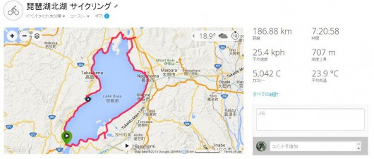 新型DOMANE SLRで琵琶湖へロングライド。