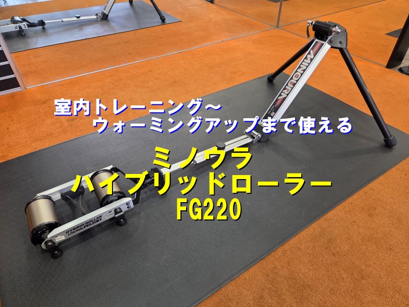 軽量・コンパクト・低負荷、多目的に使用できるハイブリッドローラーMINOURA 【FG220】