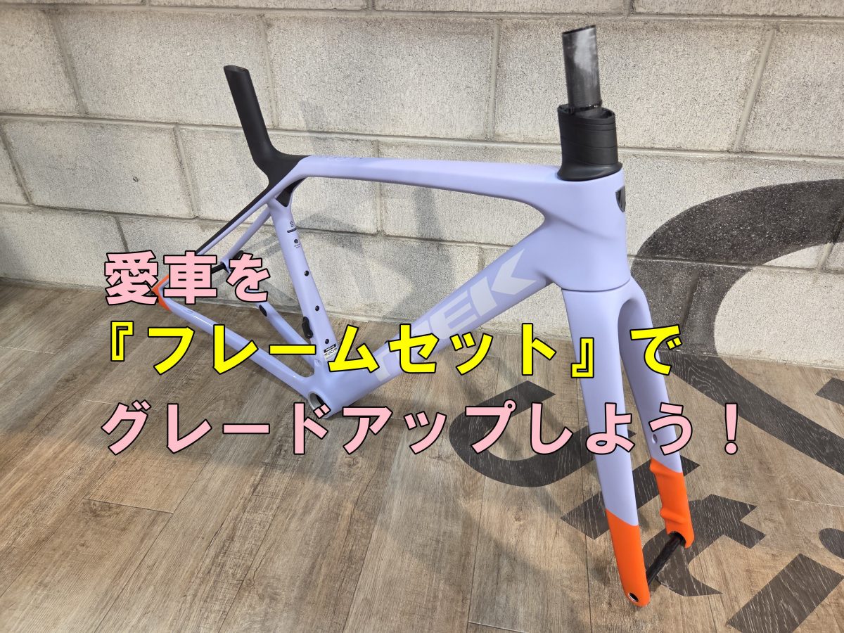 長く乗った愛車を『フレームセット』載せ替えで、グレードアップしよう！